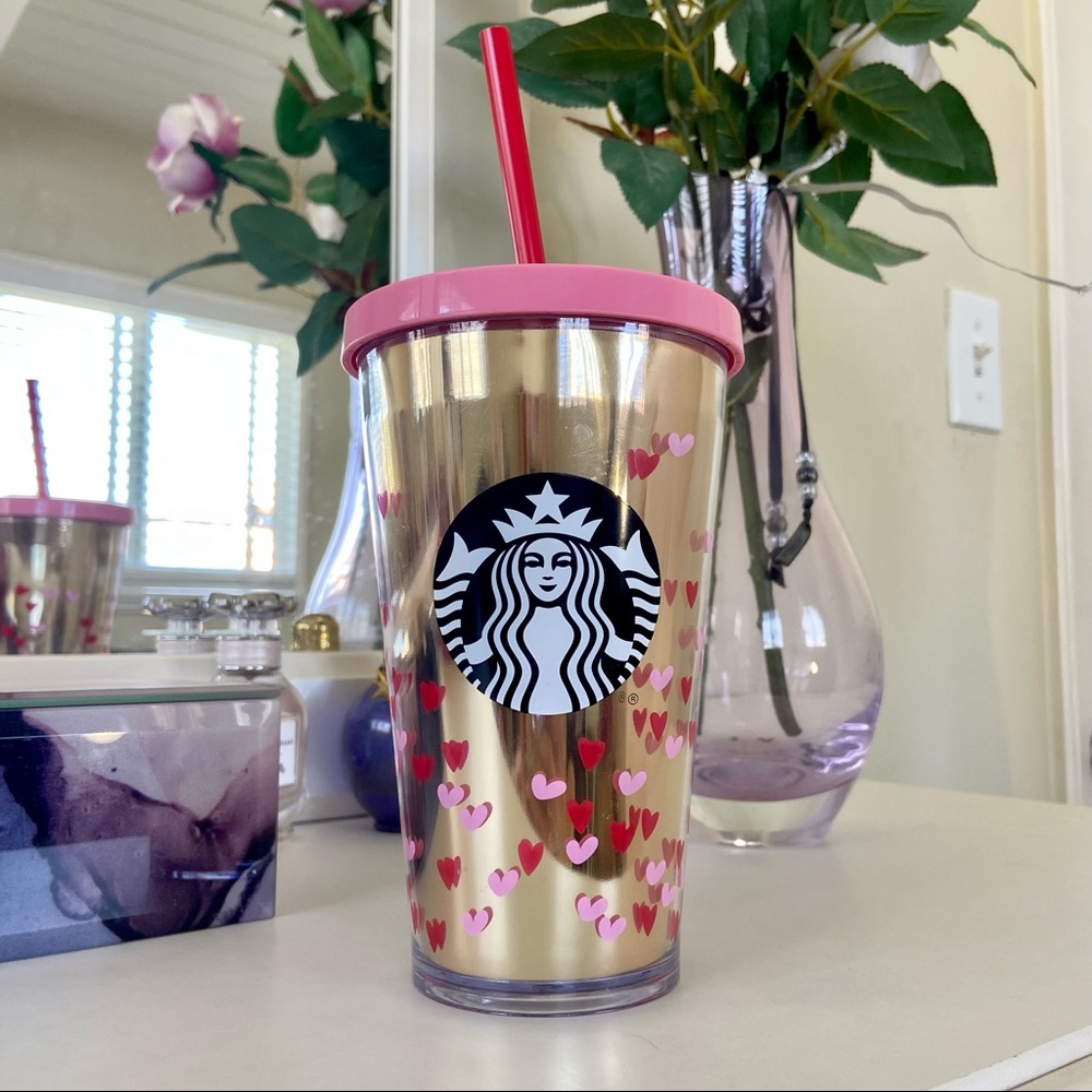 Starbucks 2017 Valentine’s Tiny Hearts Cold Cup